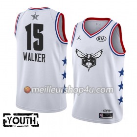 Maillot Basket Enfant Charlotte Hornets Kemba Walker 15 2019 All-Star Jordan Brand Blanc Swingman